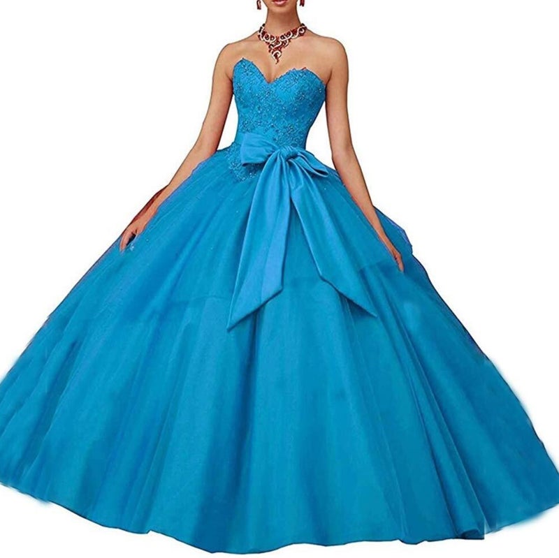 Wedding Dress Evening Dress Tube Top V-Neck Tutu Dress Wedding Dress New Night - Image 4