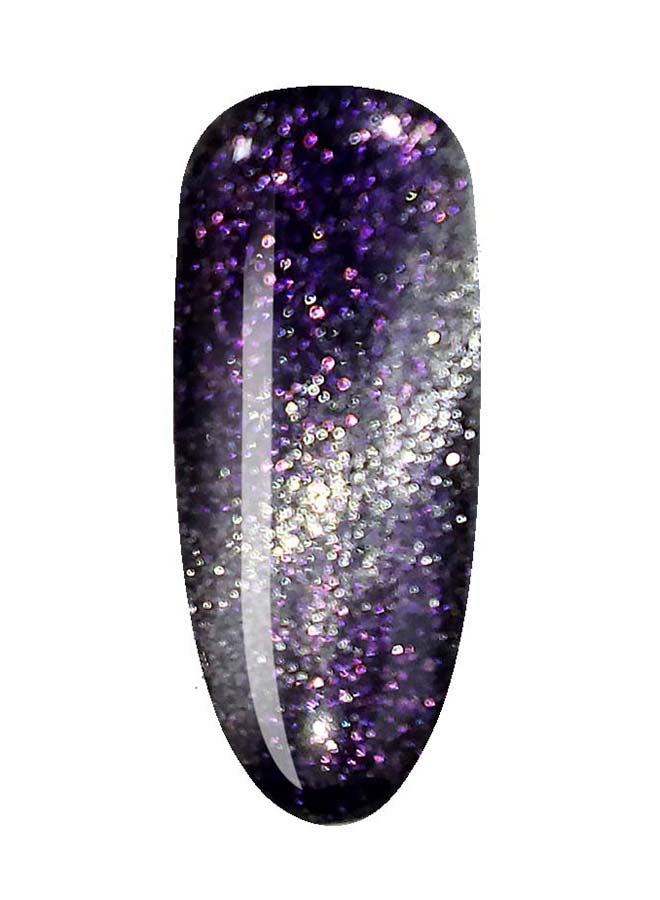 brunson Platinum Cat Eye Shiny Holographic 9D, Glitter Soak Off Gel Nail Polish BSM524 - Image 2