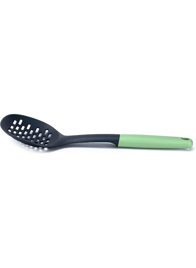 Cuisine Art Pp Handle Nylon Skimmer With Hanging Hole, Pesto Green, 32.8Cm  - Image 3