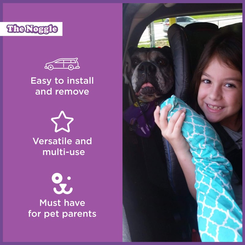 Noggle The Pet Noggle - Extend Hot and Cold Air From Your Dash AC Vent to Pets in the Back Seat - Summer and Winter Vehicle Traveling System to Keep Dogs and Cats Comfortable in the Car - 6ft, Black Ice - Image 3