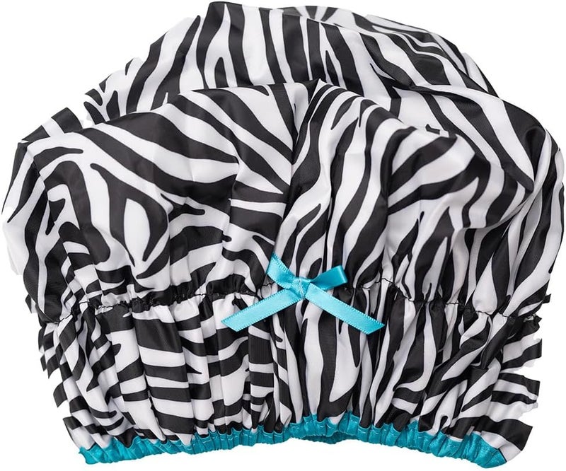 Betty Dain Fashionista Shower Cap - Sassy Stripes - Image 3