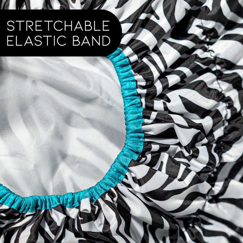 Betty Dain Fashionista Shower Cap - Sassy Stripes - Image 4