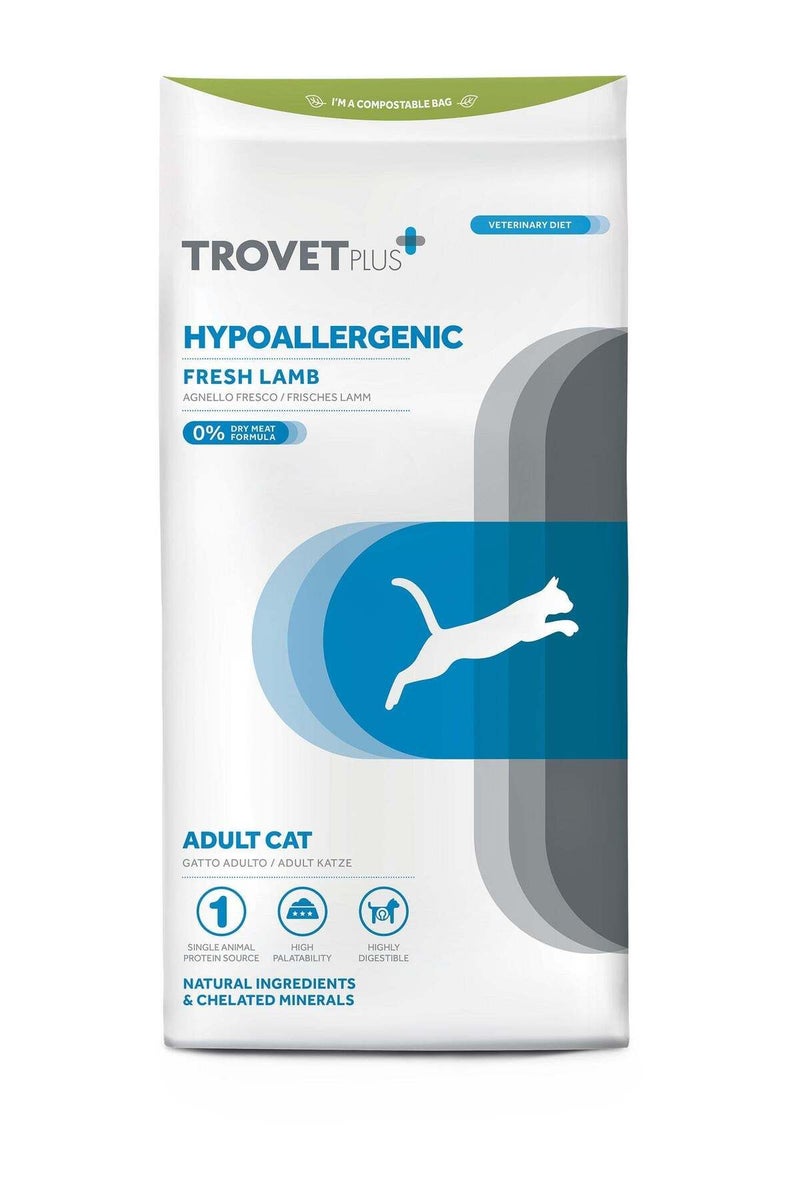 Trovet Trovet Plus Adult CAT Hypoallergenic Lamb Veterinary Diets 2,5kg - Image 1