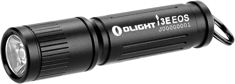 OLIGHT i3E EOS PMMA TIR Lens AAA EDC Flashlight 90 Lumens Compact Keychain Flash Light for Night, Camping (Black) - Image 1