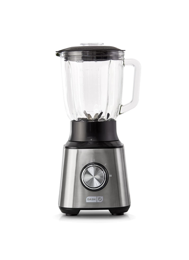 Dash Dash Quest 50 oz Countertop Kitchen Blender Professional Heavy Duty High Speed Processor and Mixer Stainless 