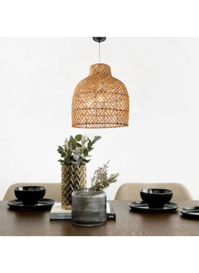 tbshomelamp Bamboo-Boho Celling Lighting Beige  50x40 cm  - Image 2