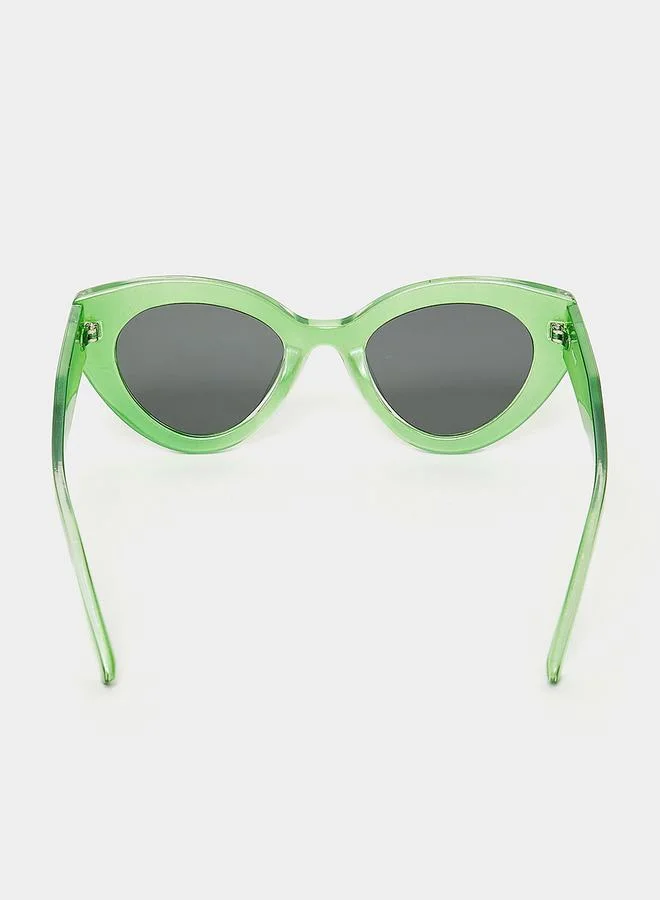 Styli Full Rim Cat Eye Sunglasses