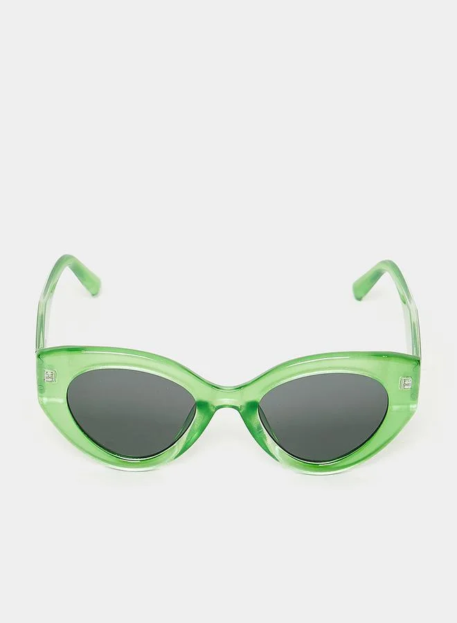 Styli Full Rim Cat Eye Sunglasses