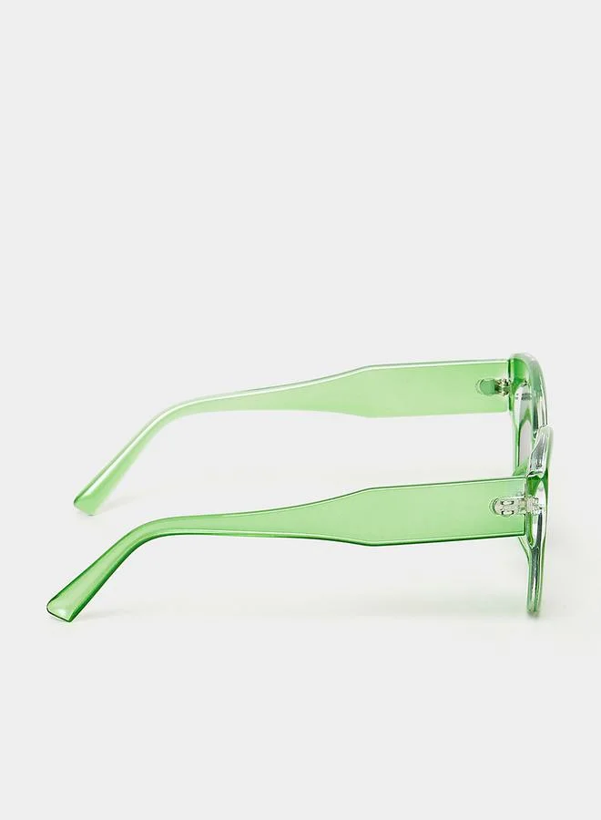 Styli Full Rim Cat Eye Sunglasses