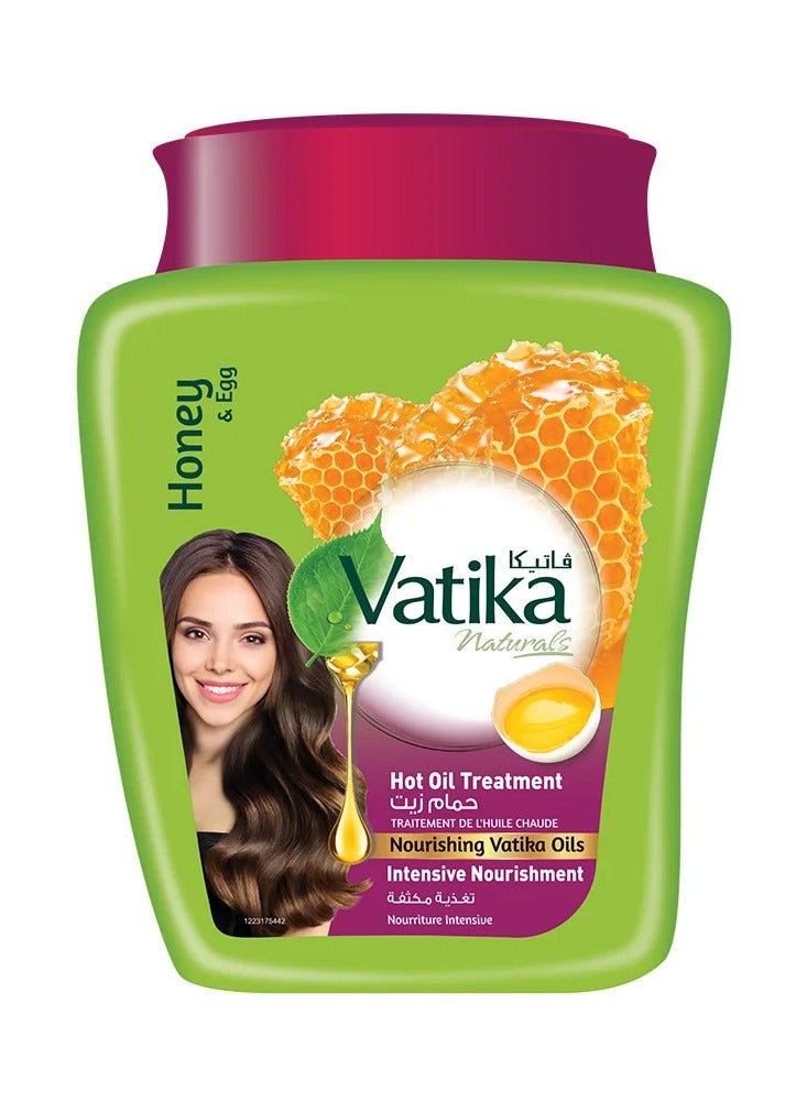 VATIKA Hot Oil Treatment with Honey and Egg 1kg - Image 1