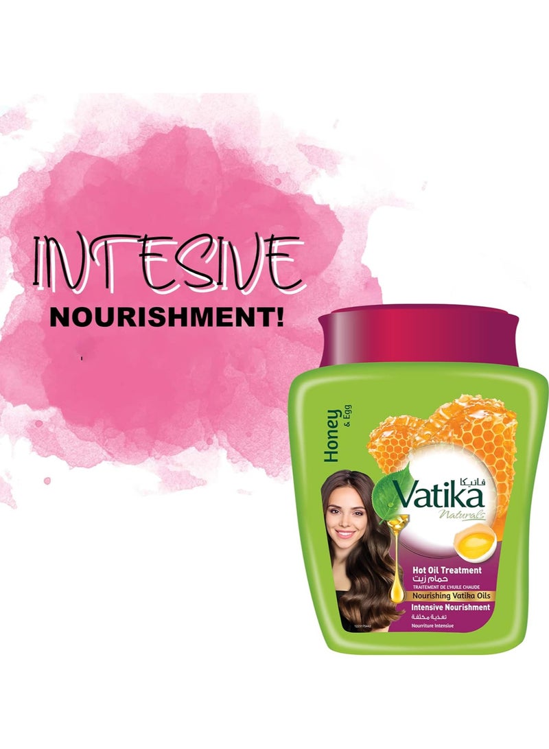 VATIKA Hot Oil Treatment with Honey and Egg 1kg - Image 3