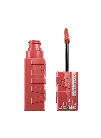 MAYBELLINE YORK Super Stay Vinyl Ink 16h Longwear Transfer Proof Smudge Proof Instant Shine Finish Liquid Lipstick - 15 Peachy