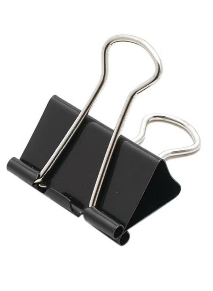 مشبك ورق 12 قطعة لون أسود - Image 2