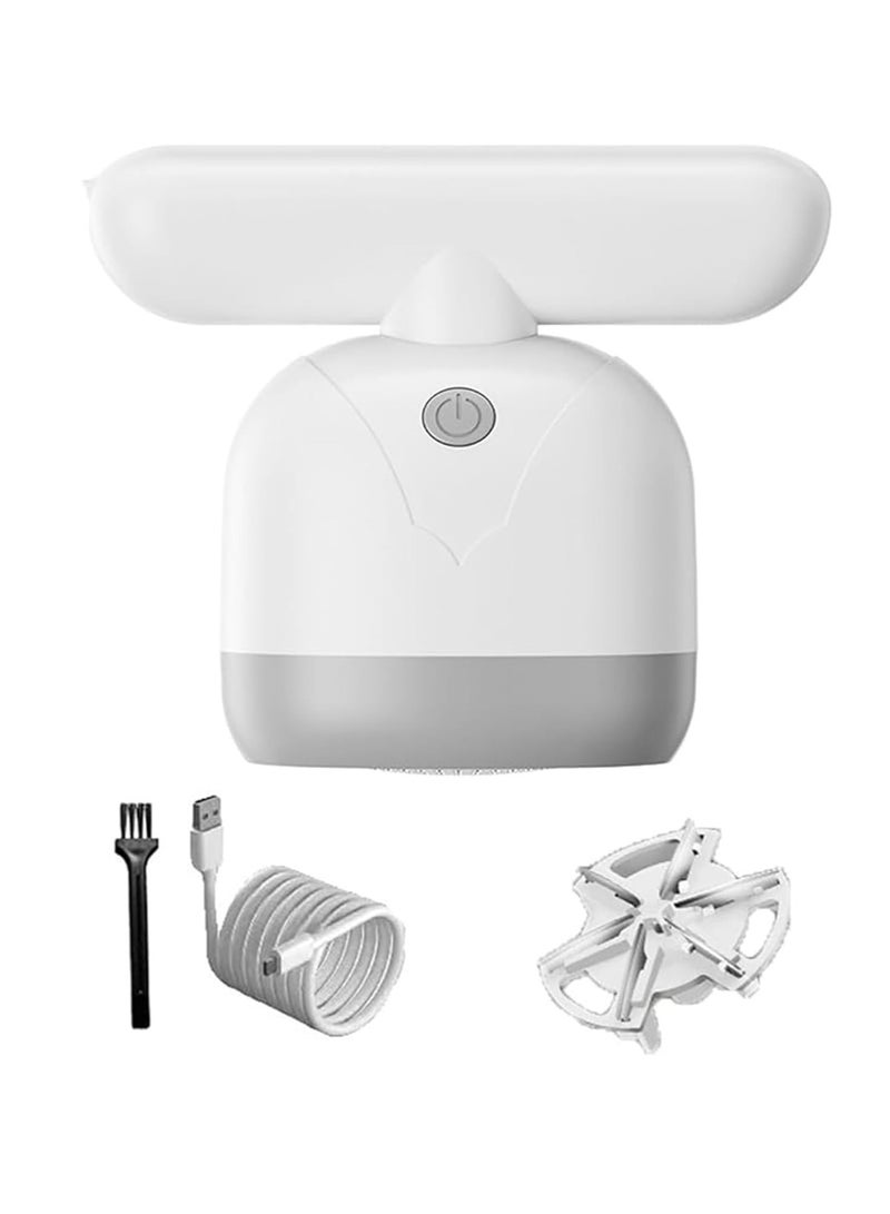 KASTWAVE Rechargeable Fabric Shaver and Lint Remover, Portable Designed to Rotate at Multiple Angles to Quickly Remove Hairballs from Clothing, Blankets, Furniture for Travel and Home Use - Image 1