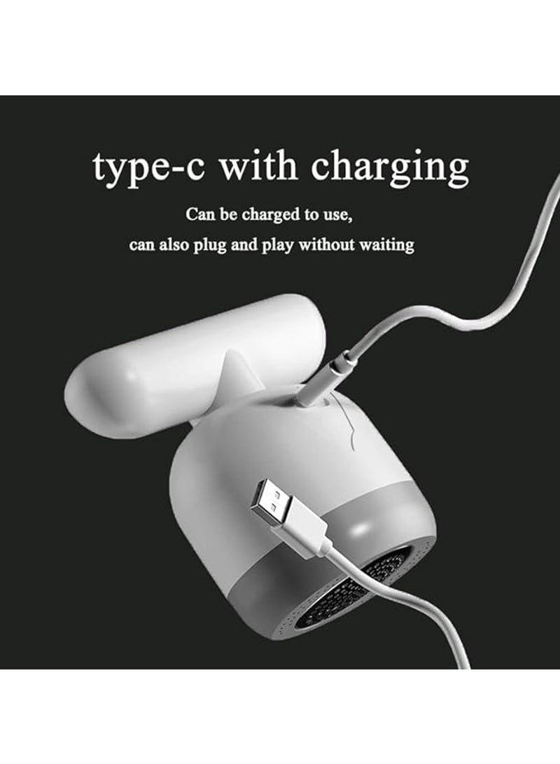 KASTWAVE Rechargeable Fabric Shaver and Lint Remover, Portable Designed to Rotate at Multiple Angles to Quickly Remove Hairballs from Clothing, Blankets, Furniture for Travel and Home Use - Image 5