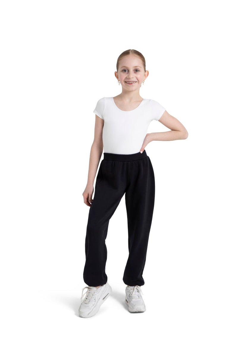 Capezio Little Girls' Classic Short Sleeve Leotard,White,S (4-6) - Image 4