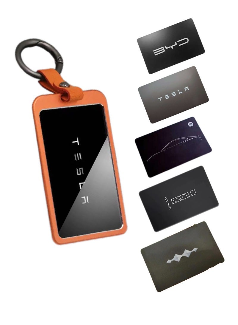 Car key card package, aluminum alloy protective sleeve, all-inclusive anti-slip and fall-resistant high-end, suitable for most car models. - Image 1