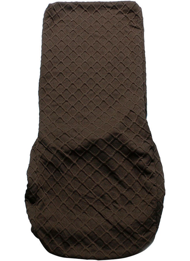 NIBEMINENT 4-Piece Dining Chair Covers Canvas brown 12.00x1.00x12.00cm  - Image 5