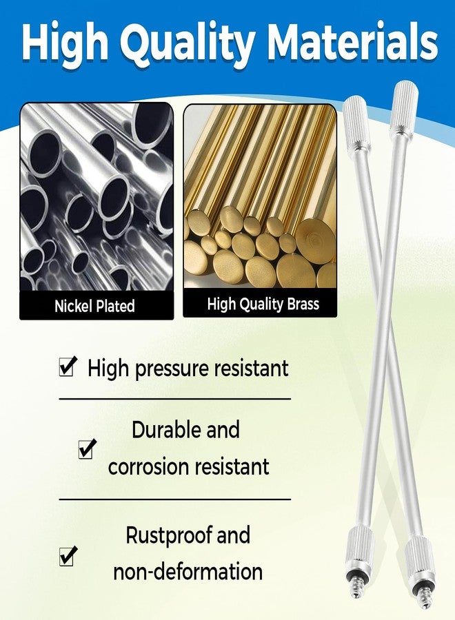 Lemfema 20 Packs Flexible Nozzle Extensions, 5.9-Inch Brass Mist Rod Nozzle Extensions, Bendable Copper Pole 10/24 UNC for Outdoor Misting Systems, Garden Cooling, Humidification, Dust Control, Landscaping - Image 3