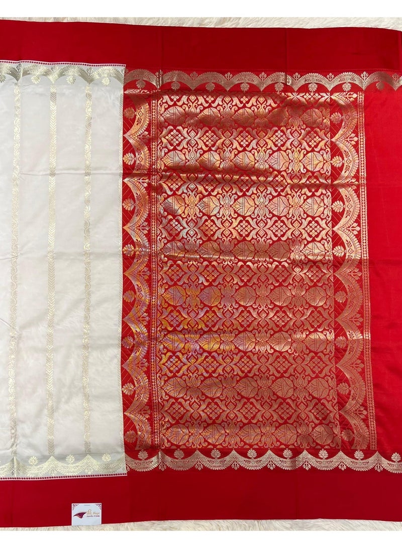ساري بناراسي شبه حرير - Image 1