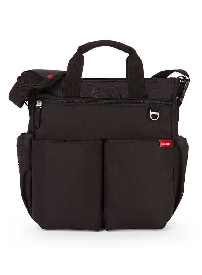 Skip Hop Pack Of 1 Duo Signature Diaper Bag 13X6X14 Inch - Black - Image 1