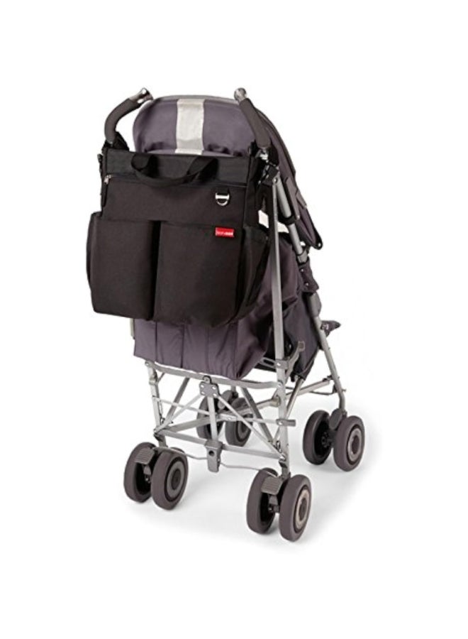 Skip Hop Pack Of 1 Duo Signature Diaper Bag 13X6X14 Inch - Black - Image 4
