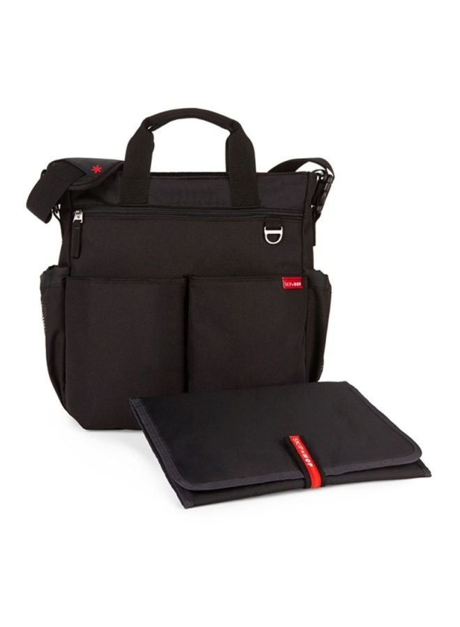 Skip Hop Pack Of 1 Duo Signature Diaper Bag 13X6X14 Inch - Black - Image 2