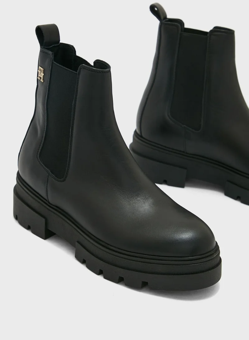 TOMMY HILFIGER Monochromatic Chelsea Boots