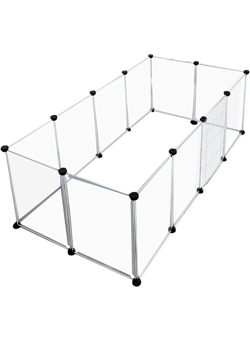 DubaiGallery DIY Large Cat Villa Home Pet Cage Anti-skip Cat Fence Plastic Home Cage - Image 3