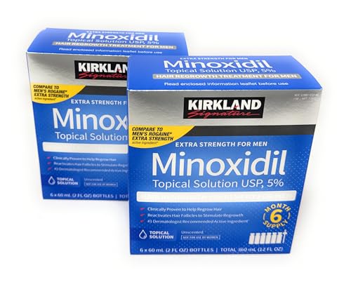 Kirkland WeyDOc Minoxidil 5 percent Extra Strength Hair Regrowth for Men, 12 Months - Image 1