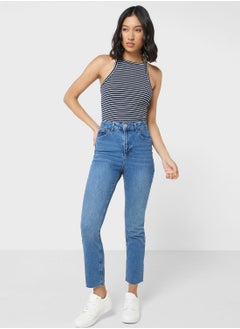 DeFacto Woman Vintage Straight High Waist Jeans  - Image 1