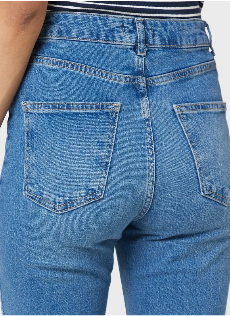 DeFacto Woman Vintage Straight High Waist Jeans