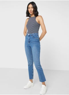 DeFacto Woman Vintage Straight High Waist Jeans  - Image 5