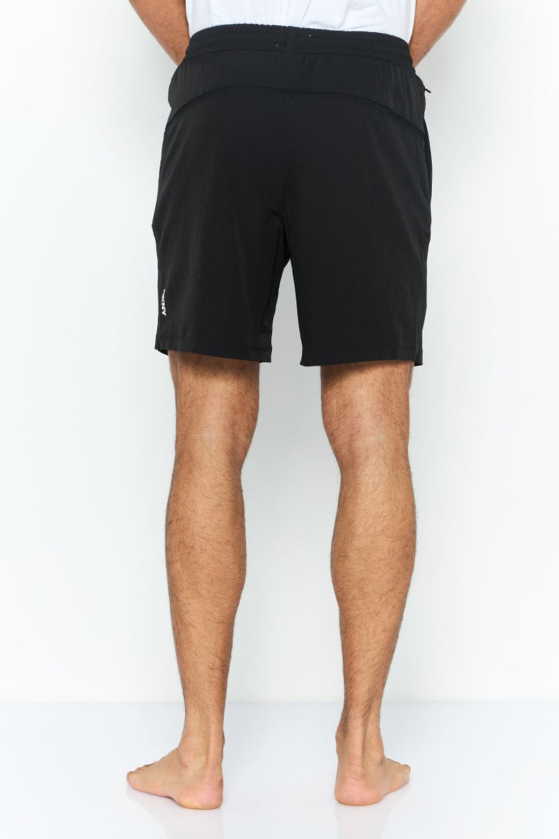 DKNY Men Brand Logo Board Shorts, Black  - Image 4