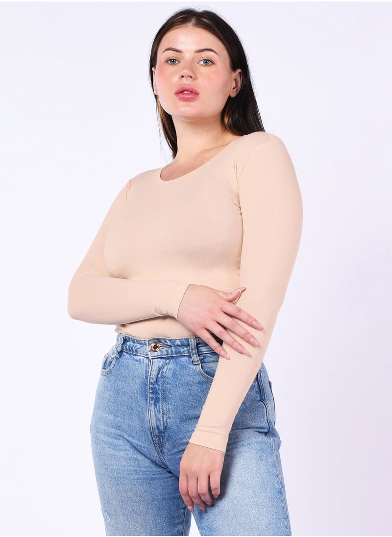 COMODO long sleeve beige egypt cotton 100%  - Image 2