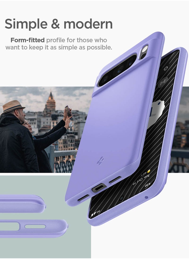 Spigen - Thin Fit for Google Pixel 8 PRO Case Cover - Awesome Violet - Image 1