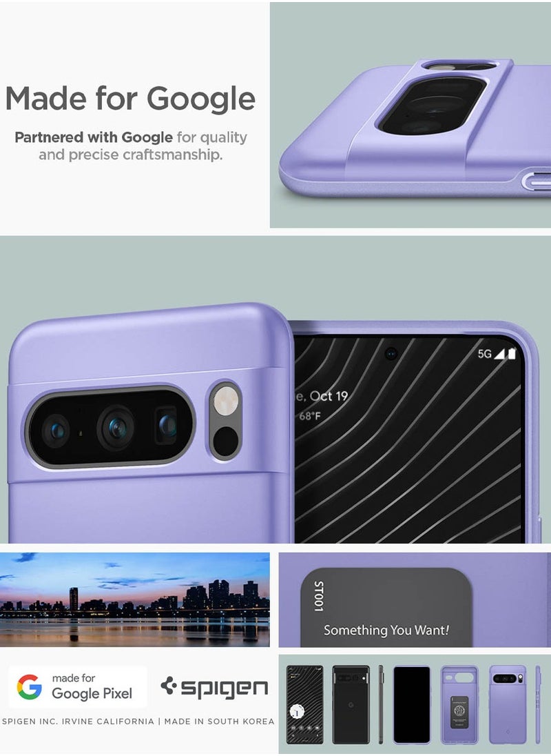 Spigen - Thin Fit for Google Pixel 8 PRO Case Cover - Awesome Violet - Image 1