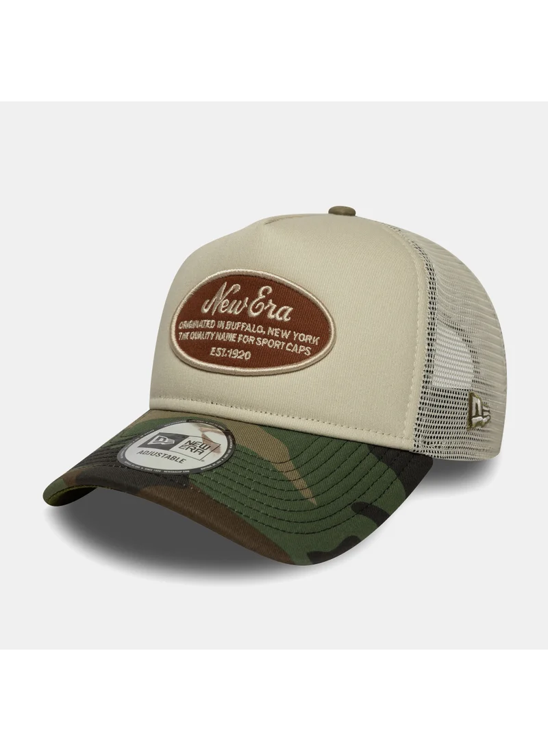 NEW ERA Men's Oval Patch Camo Trucker Cap