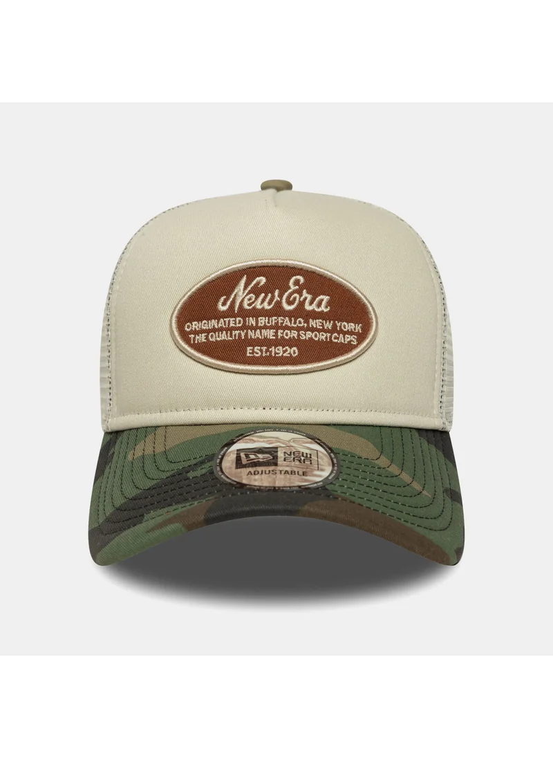 NEW ERA Men's Oval Patch Camo Trucker Cap