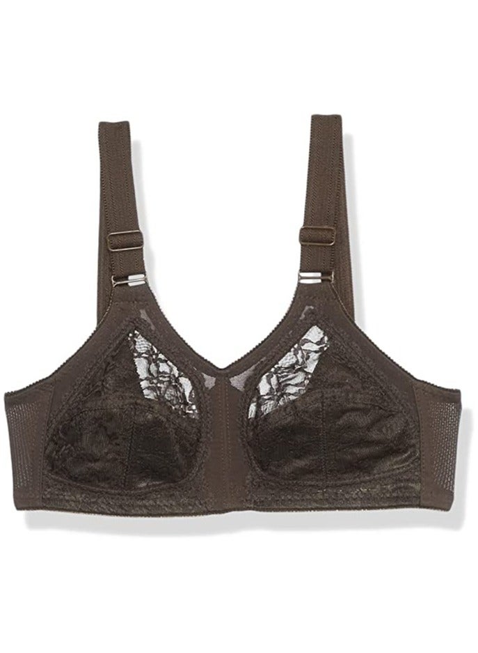 Lasso Pack of 2 Dantel Lassen Support Bra for Women Cup D - Image 3