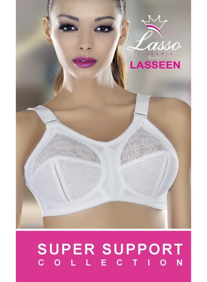 Lasso Pack of 2 Dantel Lassen Support Bra for Women Cup D - Image 5