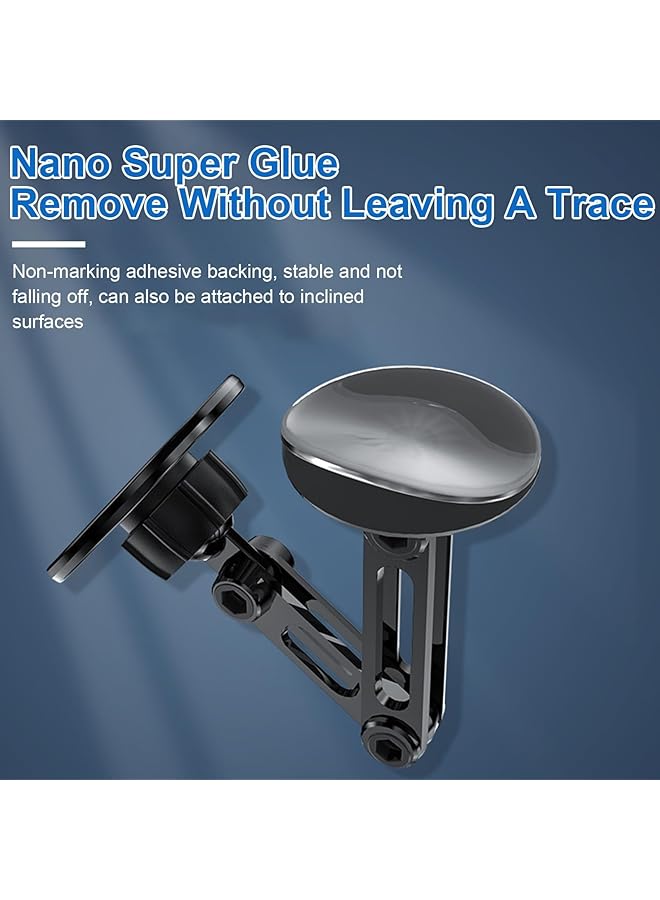 KASTWAVE Car Phone Holder, Magnetic Phone Holder For Car 360° Adjustable Cell Phone Mount Magnetic Suction Car Phone Holder Universal Metal Car Phone Holder For All Mobile Phones - Image 3