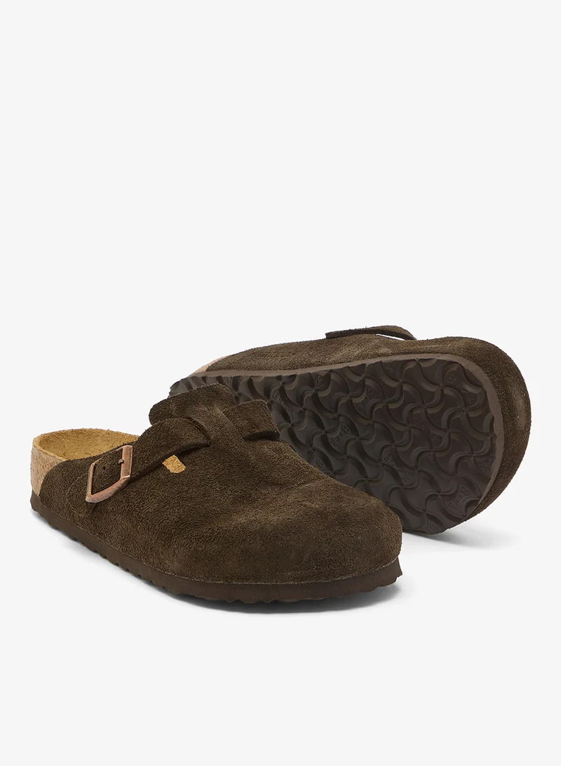 BIRKENSTOCK mocca Boston Regular Fit Clogs for Women | Best Price UAE