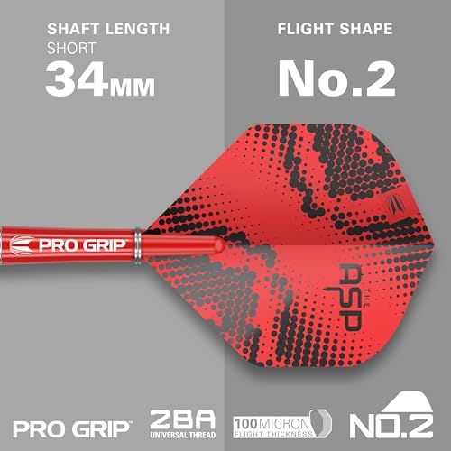 Target Darts Nathan Aspinall 23G Tungsten Steel Tip Darts Set - 9 Pro Grip Shafts - 9 Pro Ultra Flights – Dart Wallet - Dart Counter App Coupon Bundle - Image 4