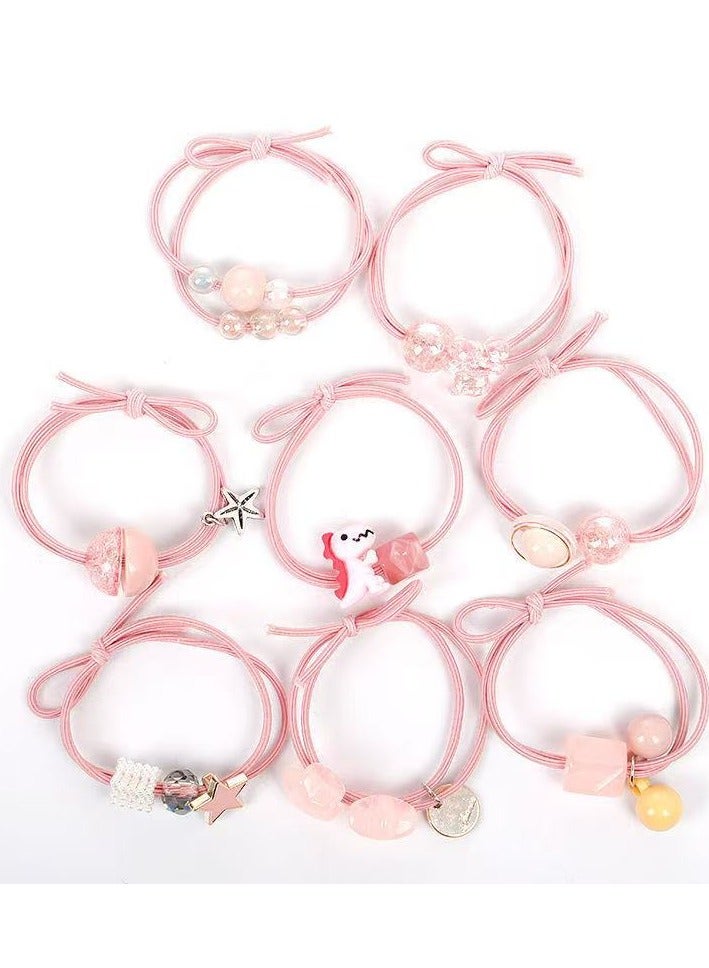 Goolsky Internet celebrity girl student version fashionable hair rope hair band cute children hair rope leather small dinosaur rubber band - Image 1