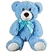 SNOWOLF Teddy Bear Plush Cute Stuffed Animal Toys Pillow Bear Doll Gift for Kids Boys Girls Birthday Christmas Valentines Day 137In35CM Blue - Image 2