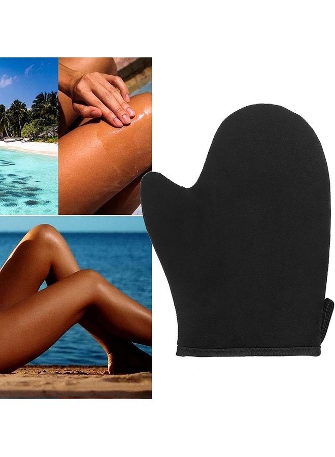 Soft Tanning Glove Self Tanner , Double Sided Design Self Tanning Glove With Thumb, Reusable Applicator for Bronzed Streak Appearance - Image 3