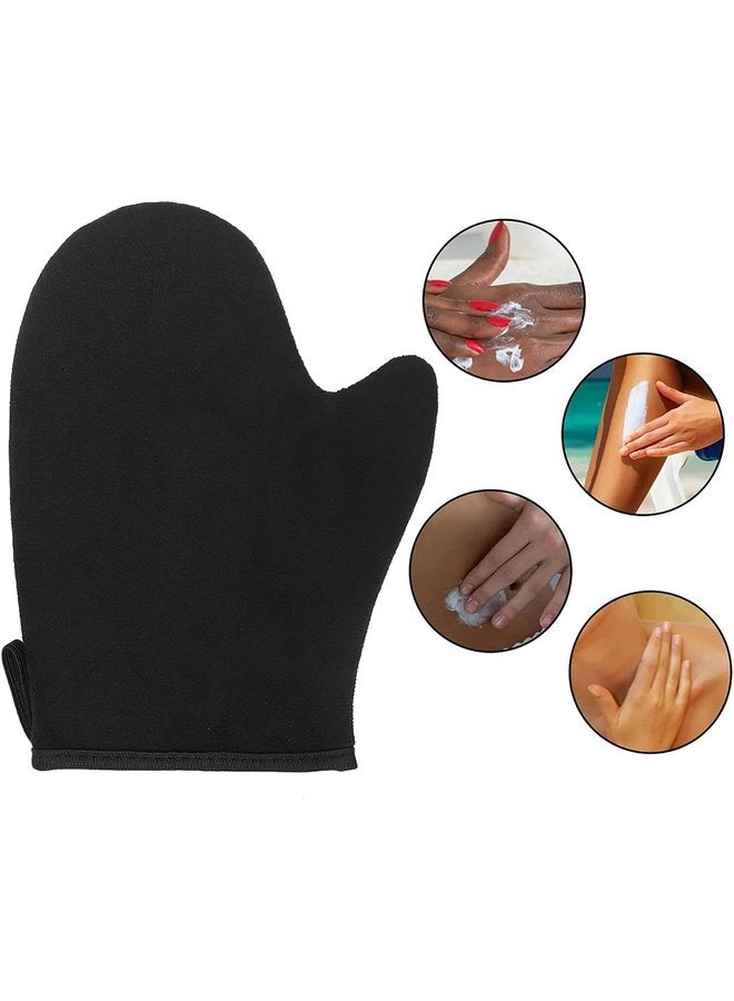 Soft Tanning Glove Self Tanner , Double Sided Design Self Tanning Glove With Thumb, Reusable Applicator for Bronzed Streak Appearance - Image 4