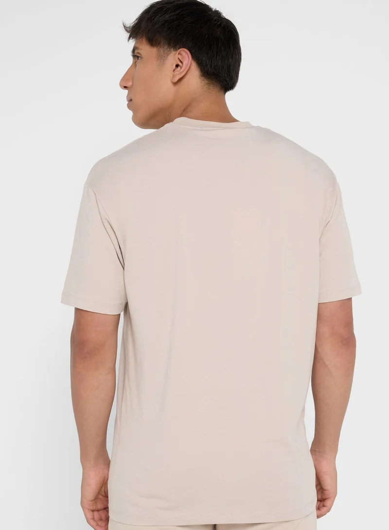 Karl Lagerfeld Logo Crew Neck T-Shirt