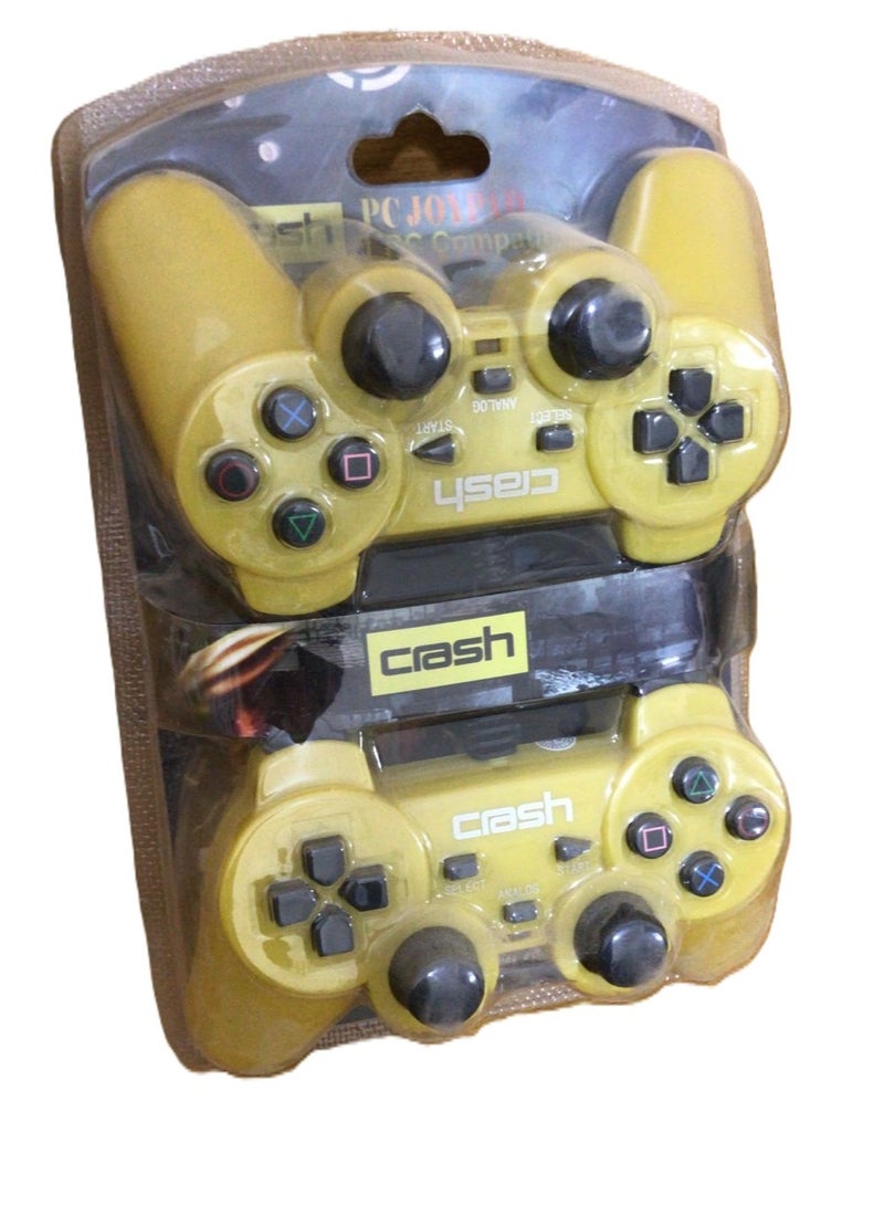 Dual USB Game Controller for PC & Laptop – Ergonomic Wired Gamepad for Real Gaming Experience 